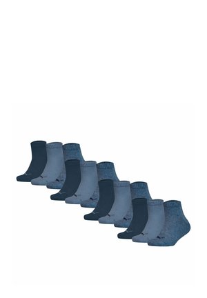 Puma KINDER QUARTER 12ER PACK - PLAIN LOGOS - Socken - denim blau