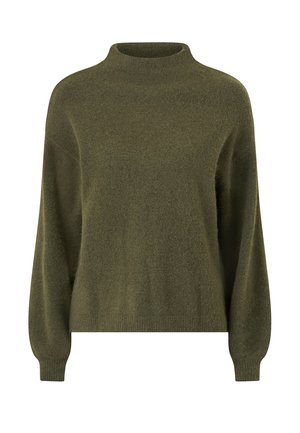 Ellos Collection, JUMPER MIT BALLONÄRMELN - Strickpullover - green