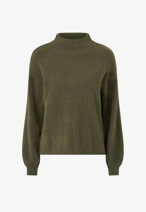 Ellos Collection, JUMPER MIT BALLONÄRMELN - Striktrøje - green