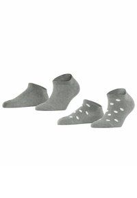 Esprit Mesh Dot 2-Pack - Socken - schiefer