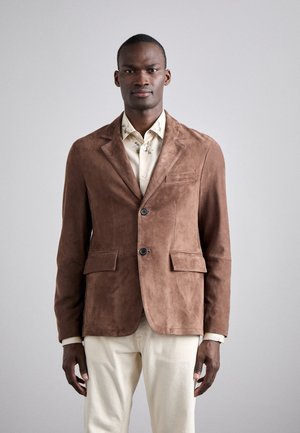 SLIM FIT JACKET - Americana - brown