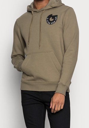 Felpa con cappuccio - beige