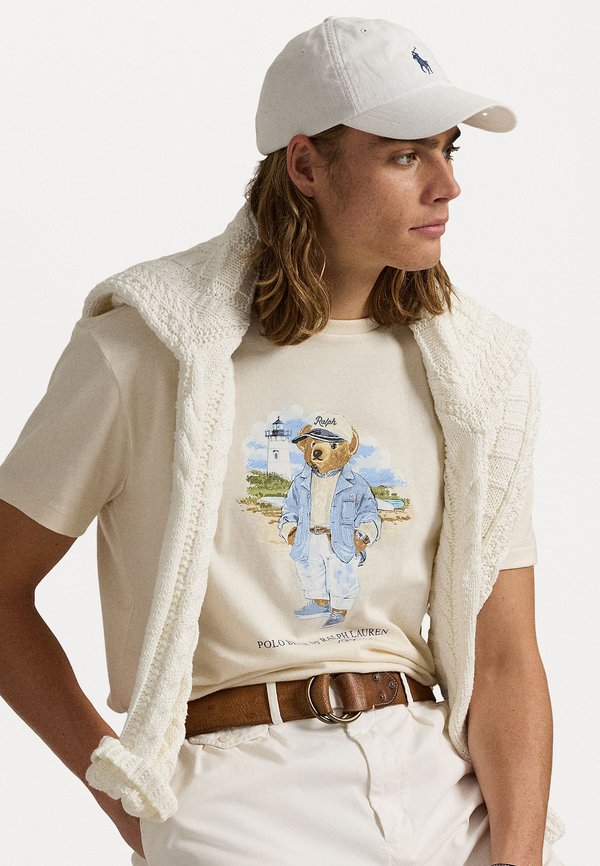 CUSTOM SLIM FIT POLO BEAR JERSEY T-SHIRT - Print T-shirt - nevis3