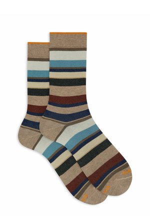 Gallo WITH STRIPES - Socks - beige