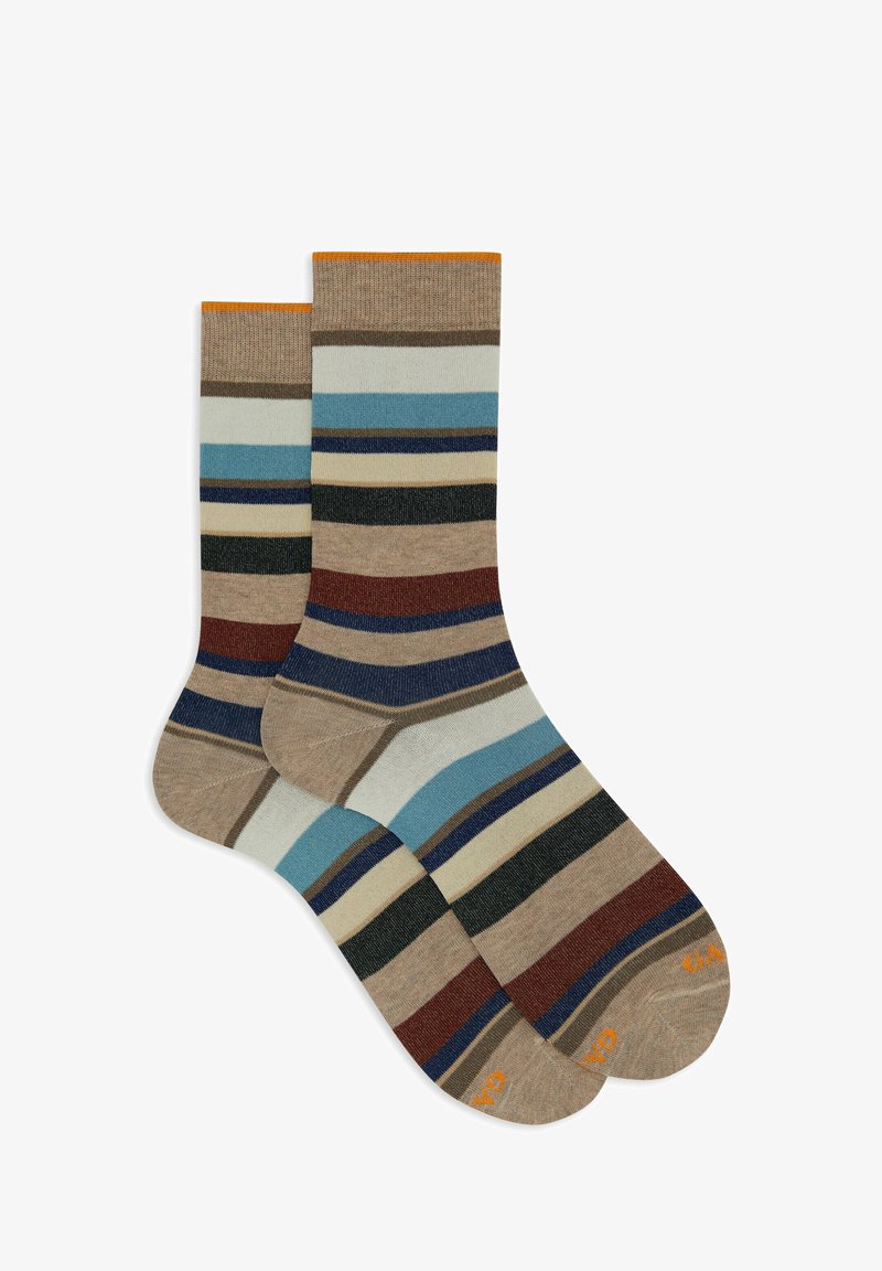 Gallo WITH STRIPES - Calze - beige