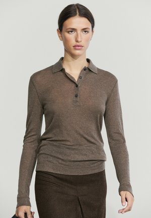 Massimo Dutti, Polo shirt - brown