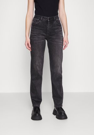 Straight leg jeans - black denim