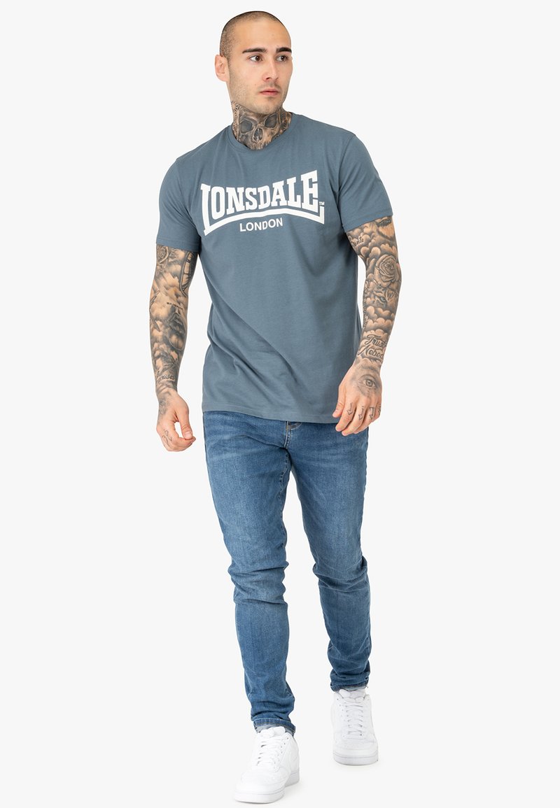 Lonsdale NORMALE PASSFORM 3ER PACK  - Trükipildiga T-särk - black green blue