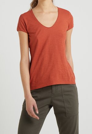 DRYKORN T-shirt basique - metallic red