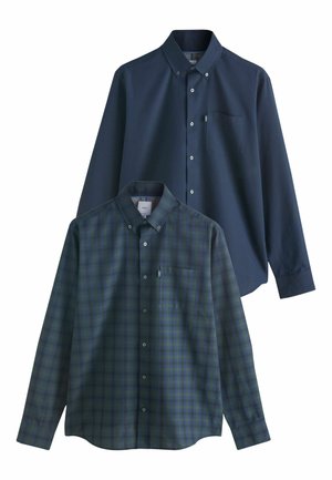 2 PACK - Pluus - navy  green blackwatch check