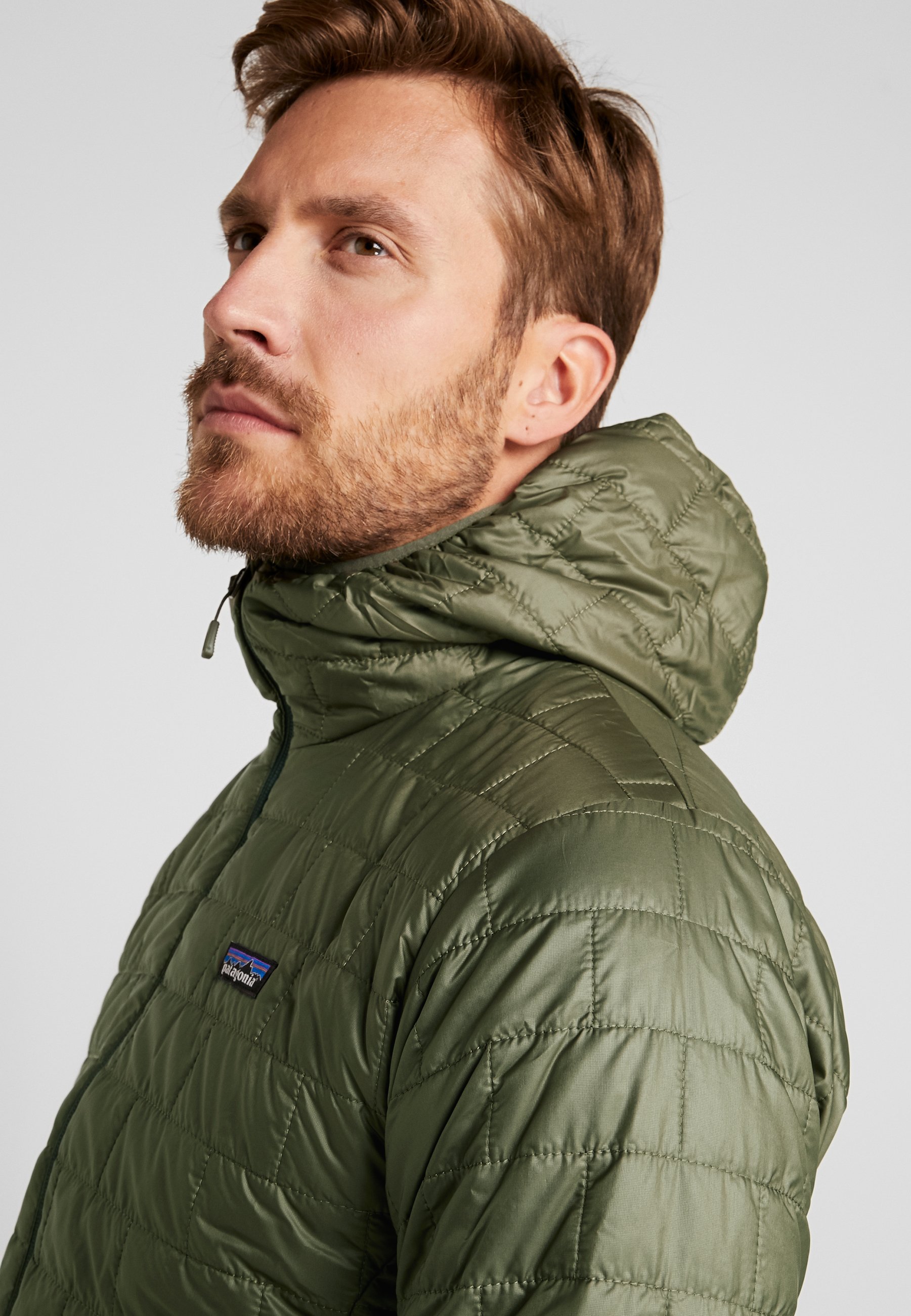 Patagonia NANO PUFF HOODY Vinterjacka industrial green Patagonia NANO PUFF HOODY Vinterjacka industrial green