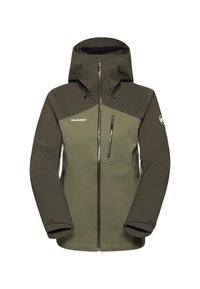 Mammut GUIDE HOODED - Hardshell jacket - marsh dark marsh