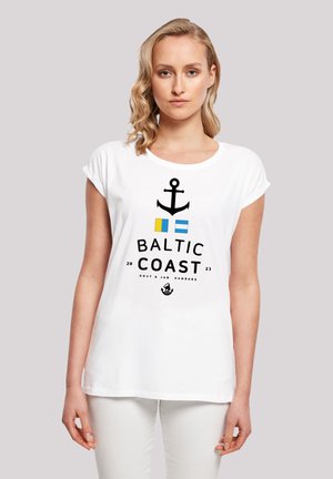 OSTSEE FLAGGEN - Print T-shirt - weiß