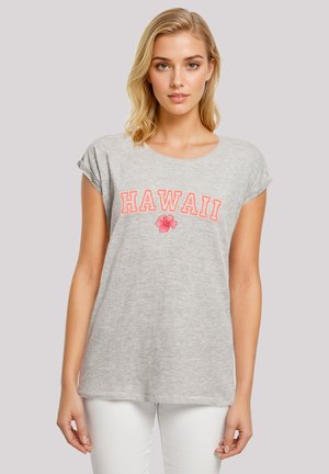 HAWAII - Print T-shirt - heather grey