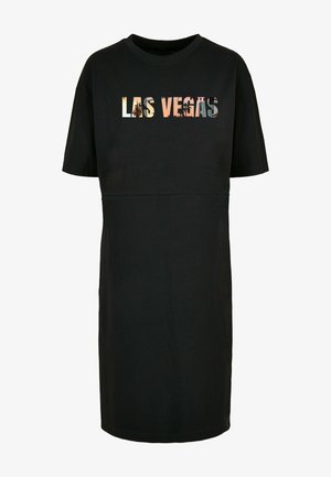 Merchcode, LAS VEGAS - Džersejové šaty - black