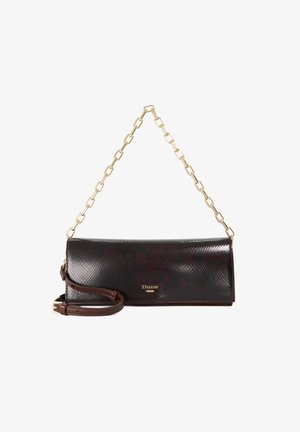 Dune London, DUNE - Clutch - brown-rept print leather