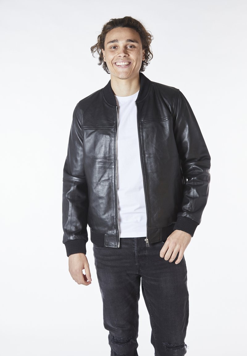 Bolongaro Trevor MIKEY BOMBER - Leren jas - schwarz