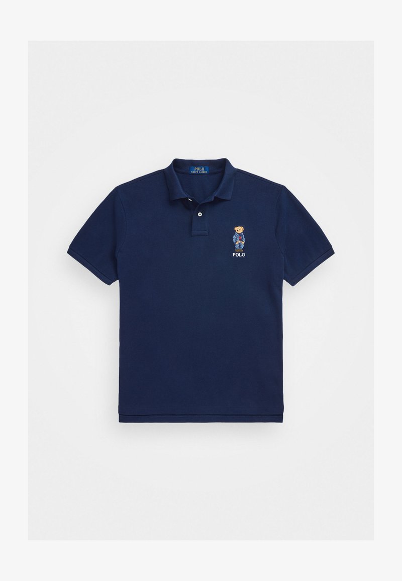 Polo Ralph Lauren CUSTOM SLIM POLO BEAR MESH POLO SHIRT - Polo krekls - cruise navy