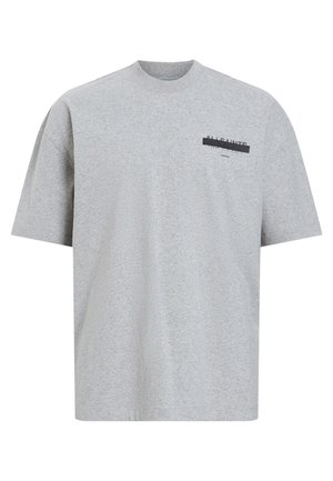 AllSaints REDACT CREW - T-shirt z nadrukiem - grey marl