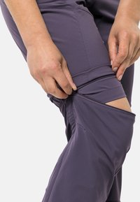 Jack Wolfskin GLASTAL  AWAY - Pantaloni - dark grape