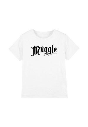 Cotton Soul, HARRY POTTER MUGGLE UNISEX - Print T-shirt - white