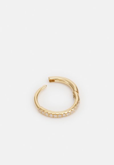 Persée Paris SINGLE EARRING PIERCING CIRCLE PAVING - Naušnice - yellow gold-coloured
