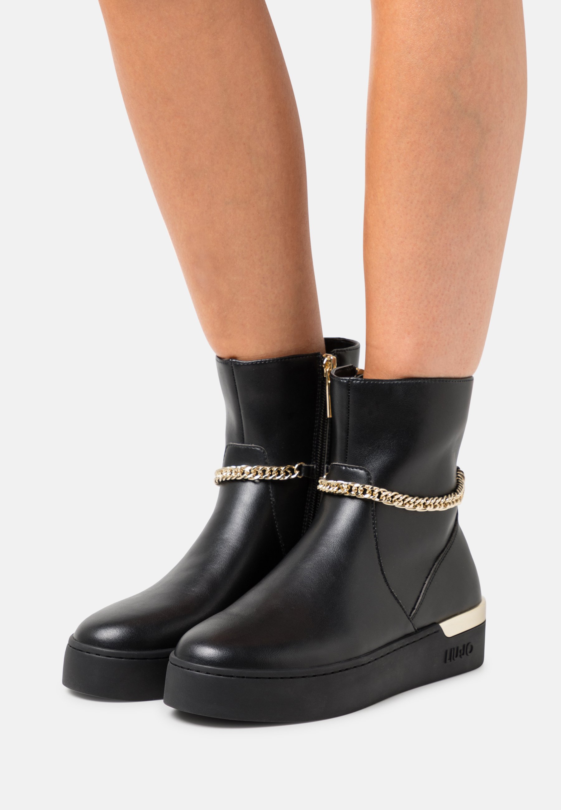 LIU JO SILVIA - Korte laarzen - black/zwart - Zalando.nl