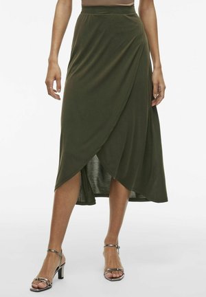 HIGH WAIST - Maxirok - forest night