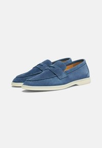 Scarosso LUCIANA SAND SUEDE - Mokasinke - steel - suede