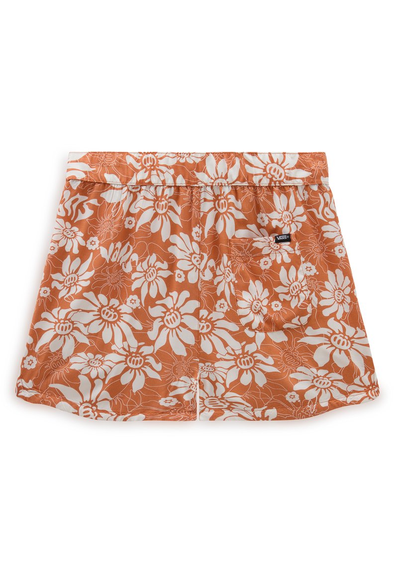 Haut Bébé Hanna Andersson - Manches Courtes Smocké Orange Floral - Taille 80 (18-24 Mois)