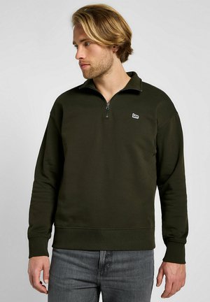 HALF ZIP SWS - Sweatshirt - olive night