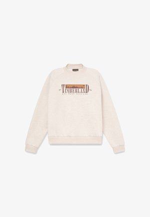 Timberland, BRUSHED BACK CHEST GRAPHIC CREW SWEATSHIRT. - Sweatshirt - light beige