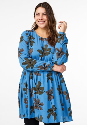 Zizzi Tunika - copen bl flower aop