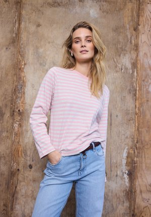 ARLO  - Bluză cu mânecă lungă - red grey stripe