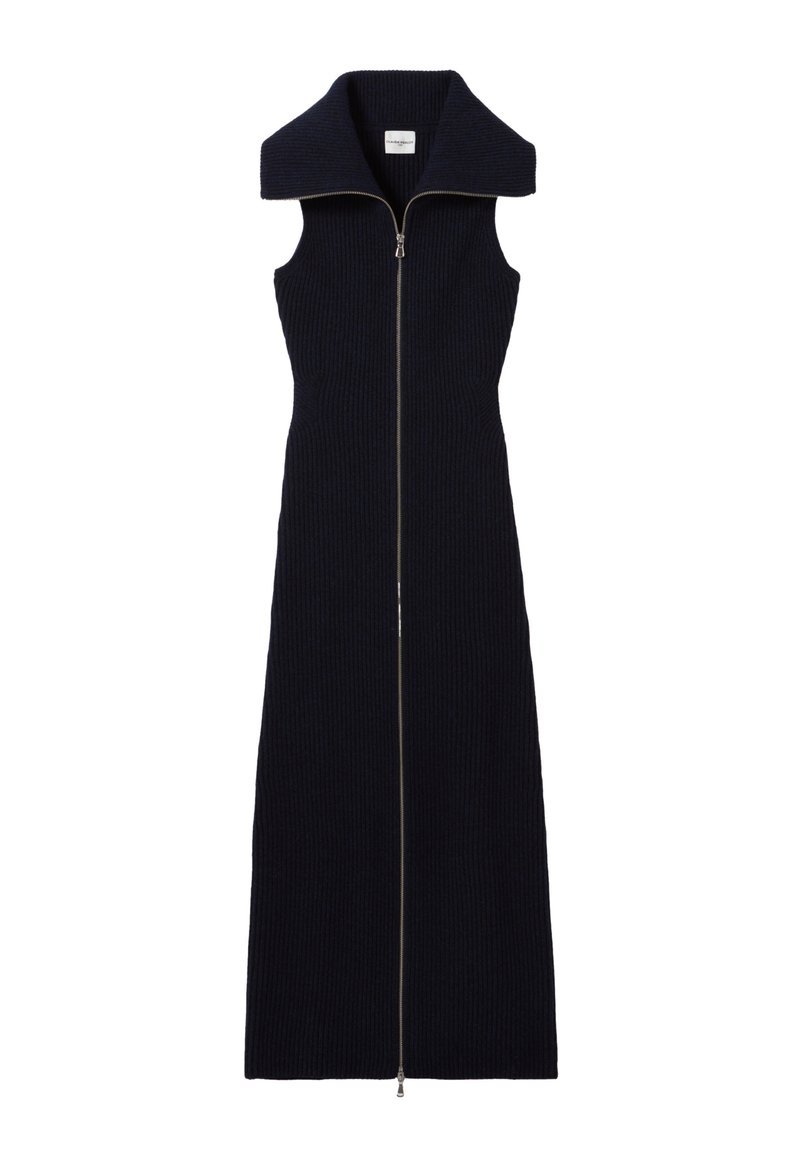 CLAUDIE PIERLOT Gebreide jurk blauw gemêleerd