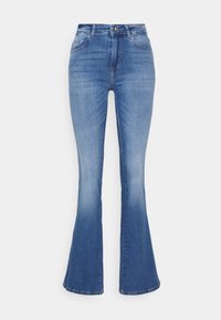 ONLHUSH LIFE MID - Calças de ganga bootcut - light medium blue denim