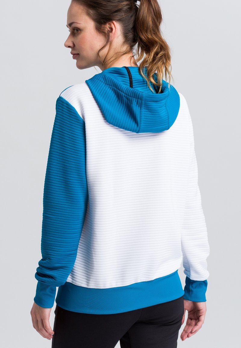 Damen Sweatshirts | Erima Kapuzenpullover white/blue/weiß - BV70736 Damen Sweatshirts | Erima Kapuzenpullover white/blue/weiß - BV70736