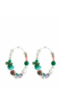FORCE HOOP EARRINGS - Oorbellen - silver