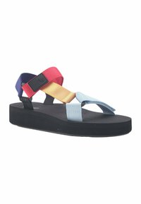 Nine West INDIGO THICK SOLE HOLLY  - Sandalias - indigo multi