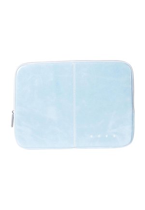 Light blue rectangular laptop sleeve with a zipper on the left side and subtle brand name "BREE" in white on the bottom right.