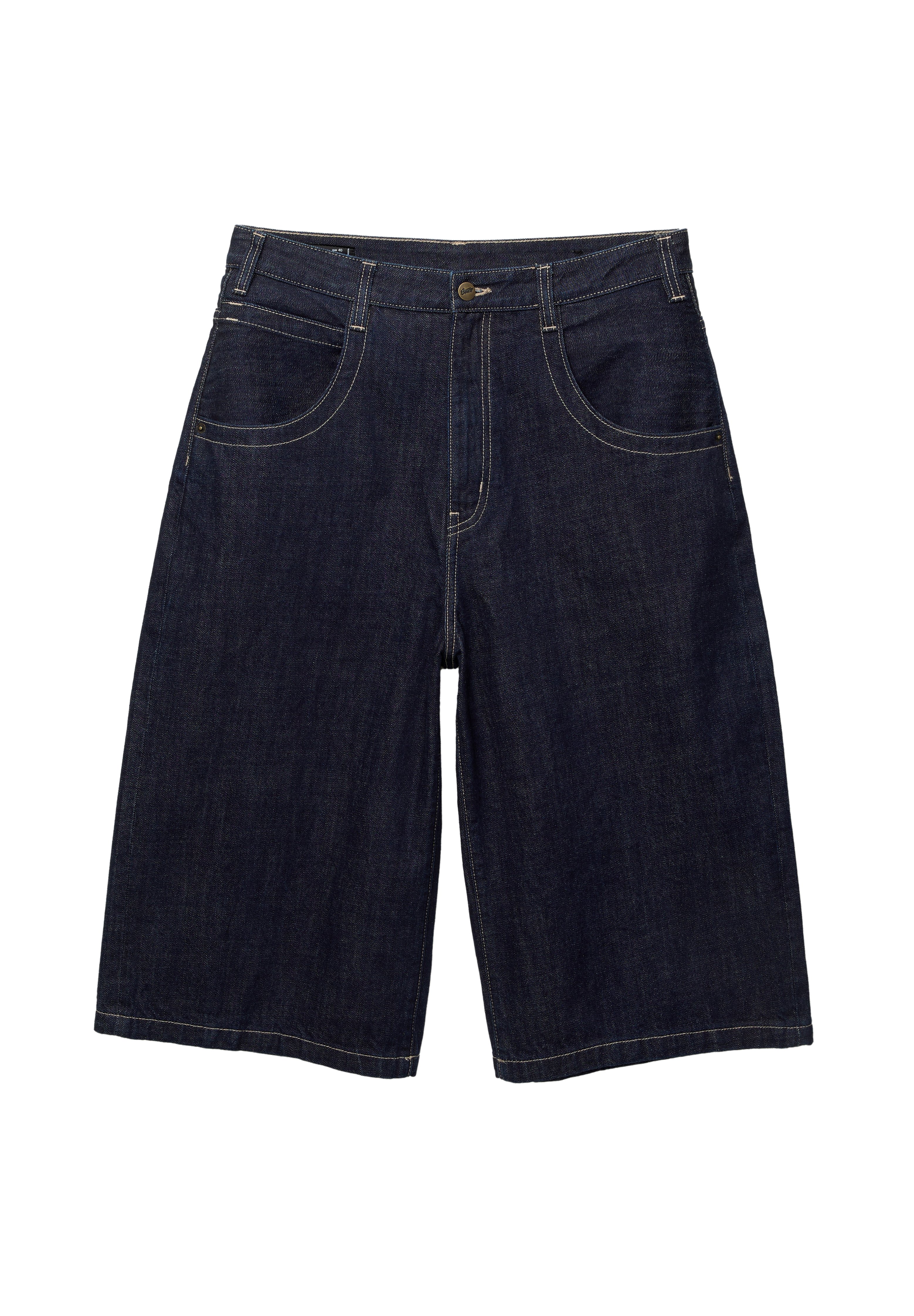 Baggy denim shorts