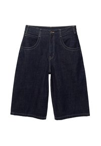 SUPER BAGGY - Short en jean - dark blue