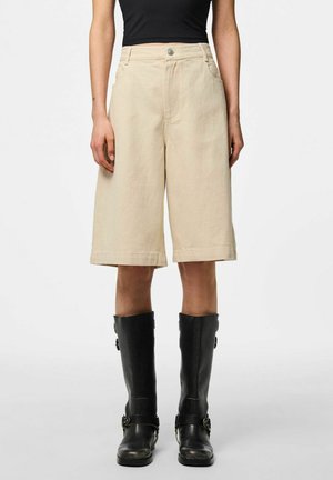 PCMILLA - Denimshorts - beige denim