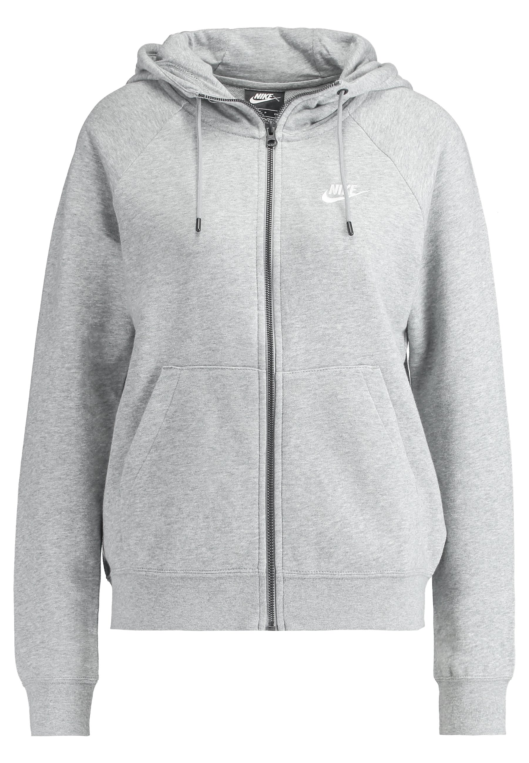 nike gray zip up