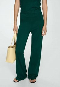 Mango Hlače - dark green