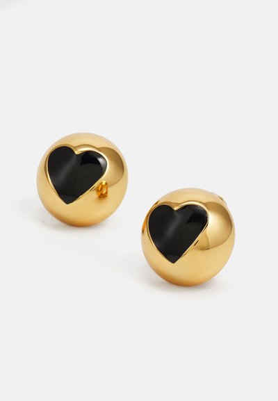 MOSCHINO HEART BUTTONSEARRING - Boucles d'oreilles - gold-coloured