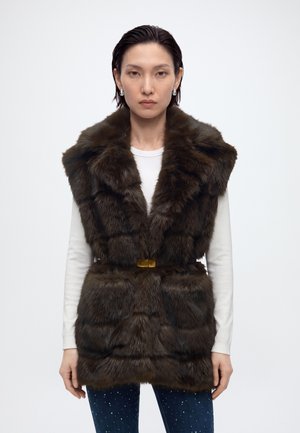 Bardot, BRENTLEY VEST - Жилетка - dark choco