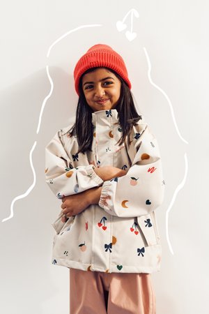 PEDIA SET UNISEX - Waterproof jacket - sandy