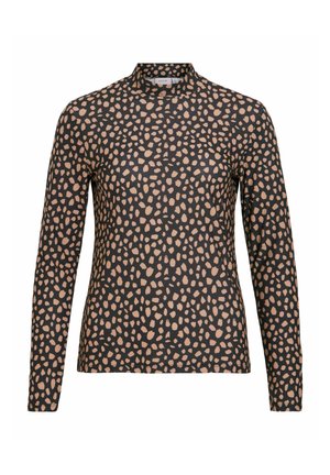 VILA, VILEOA L/S HIGH NECK TOP - NOOS - T-shirt à manches longues - black