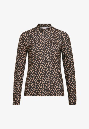 VILA, VILEOA L/S HIGH NECK TOP - NOOS - T-shirt à manches longues - black